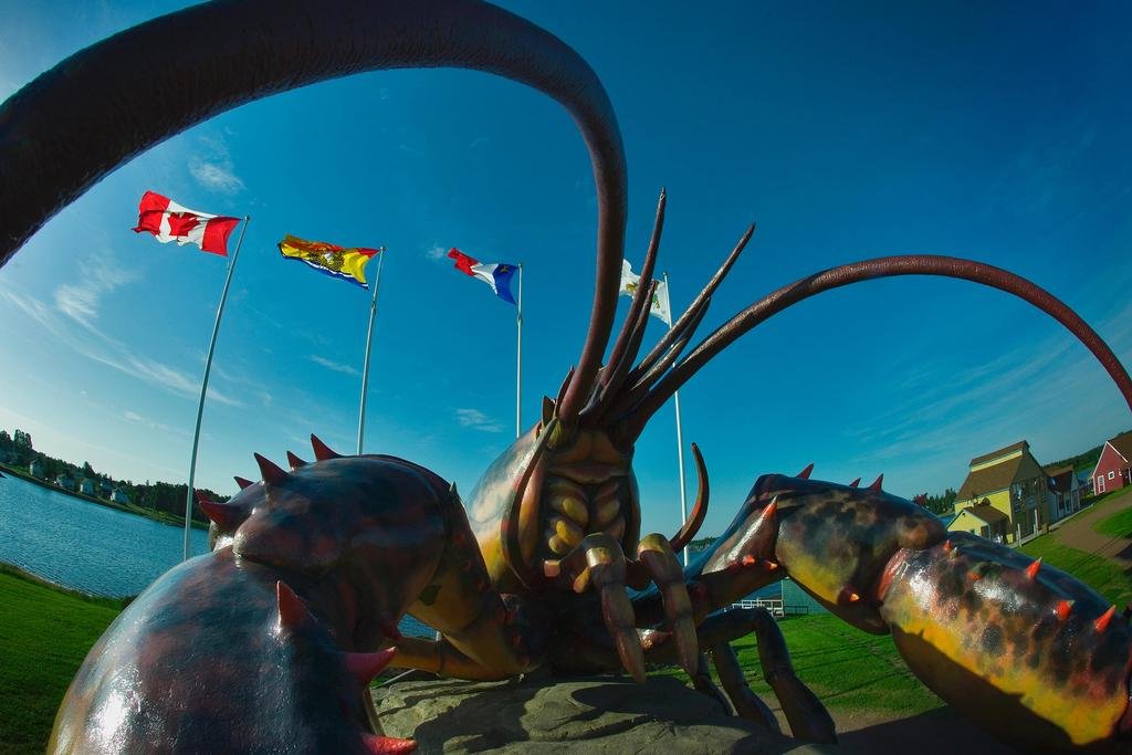 Laminated Worlds Largest Lobster Shediac New Brunswick Photo Photograph Poster Dry Erase Wall Art 24x16