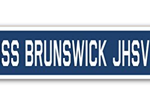 USS Brunswick JHSV 6 Street Sign us Navy Ship Veteran Sailor Gift