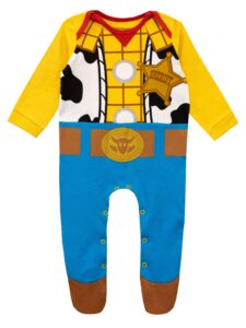 disney baby boys' toy story footie size 12m multicolor