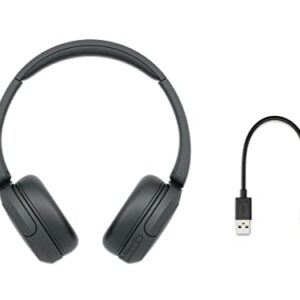 Sony WH-CH520 Wireless Headphones Bluetooth On-Ear Headset with Microphone, Black New (Renewed)