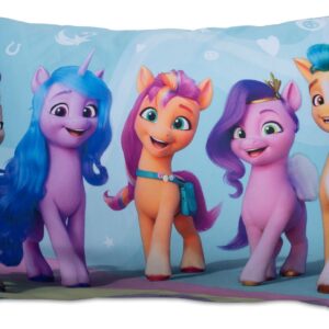 My Little Pony 4 Piece Toddler Bedding Set - includes Quilted Comforter, Fitted Sheet, Top Sheet, and Pillow Case Character Design for Toddler Bed