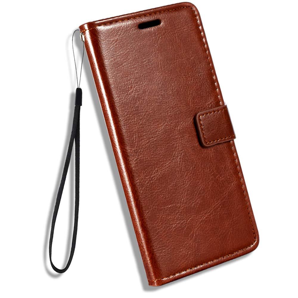 Shantime Sony Xperia Z5 Premium Wallet Case, Premium PU Leather Magnetic Flip Case Cover with Card Holder and Kickstand for Sony Xperia Z5 Premium Brown