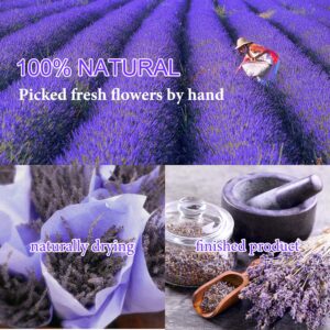 9 Bags Dried Flowers,100% Natural Dried Flowers Herbs Kit for Soap Making, DIY Candle Making,Bath - Include Rose Petals,Lavender,Don't Forget Me,Lilium,Jasmine,Rosebudsand More