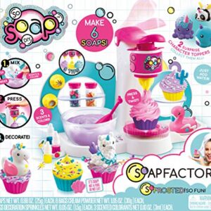 Canal Toys So Soap DIY - Soap Factory; Makes 6 Soaps in 3 scents and Colors; Just add Water, Press and Decorate!