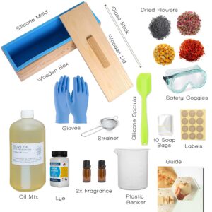 Soap Making Kit for Adults, Make Your Own Soap, DIY Natural Soap Supplies