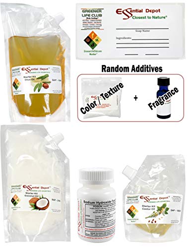 S.T.E.M. Soap Making Kit Refill - Refill Soap Making Kit for Science Technology Engineering Mathematics Students - Includes pre-Measured Ingredients to Make a loaf of soap