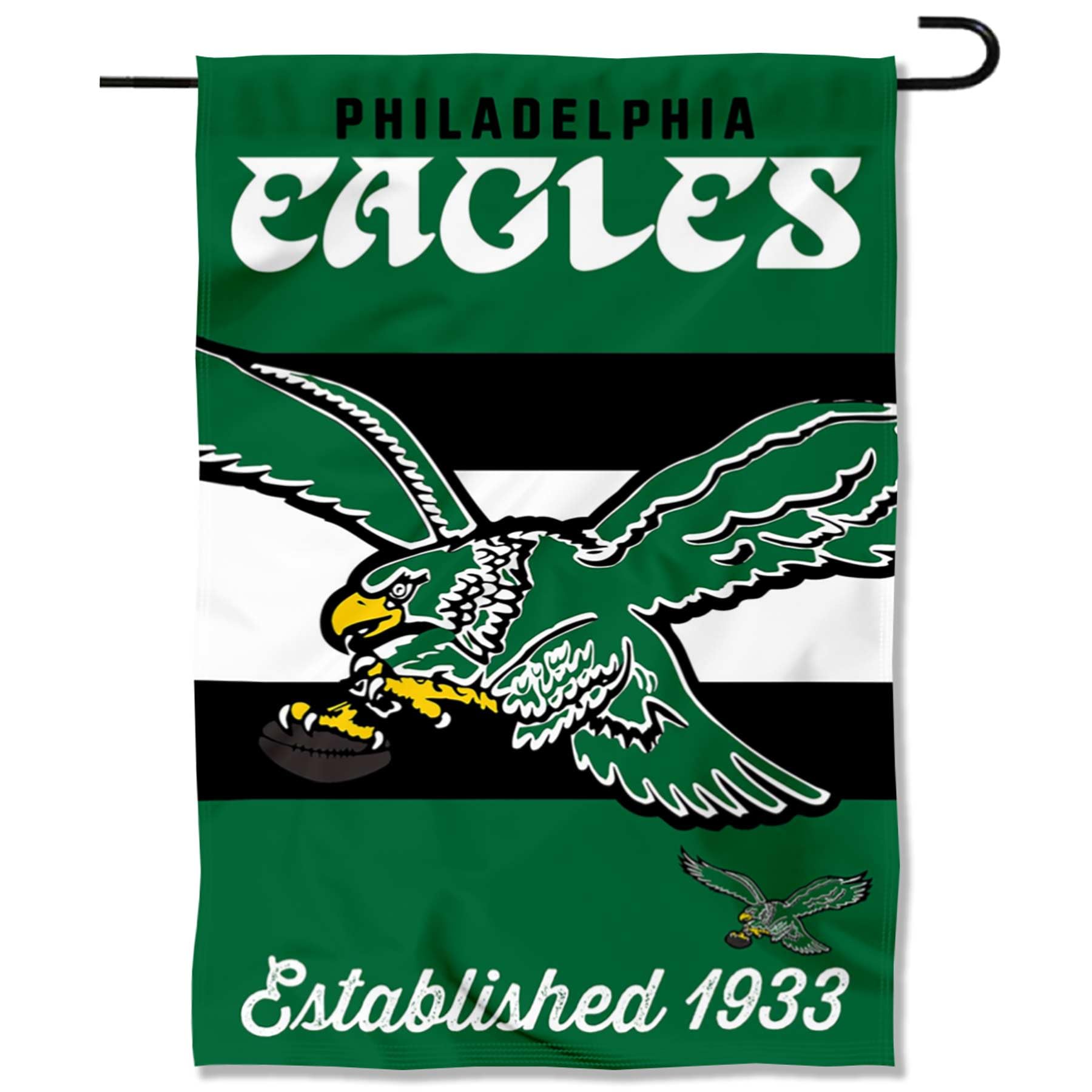 Philadelphia Eagles Retro Vintage Throwback Double Sided Garden Flag