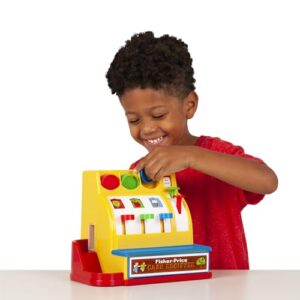 Fisher-Price Classics - Retro Cash Register - Great Pre-School Gift for Girls and Boys, Kids and Toddlers, birthday gift, Christmas, holiday, Ages 2+