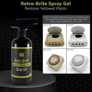 Retro-Brite (Sole Brite) Spray Gel : Restores Yellowed Plastic (16oz)