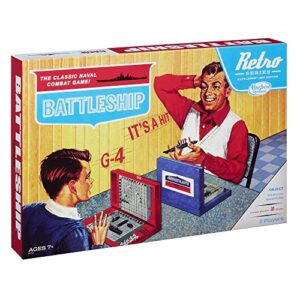 Hasbro Gaming Battleship Game Retro Series 1967 Edition