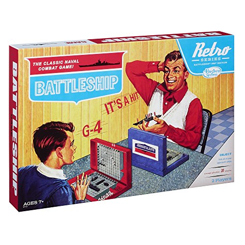 Hasbro Gaming Battleship Game Retro Series 1967 Edition