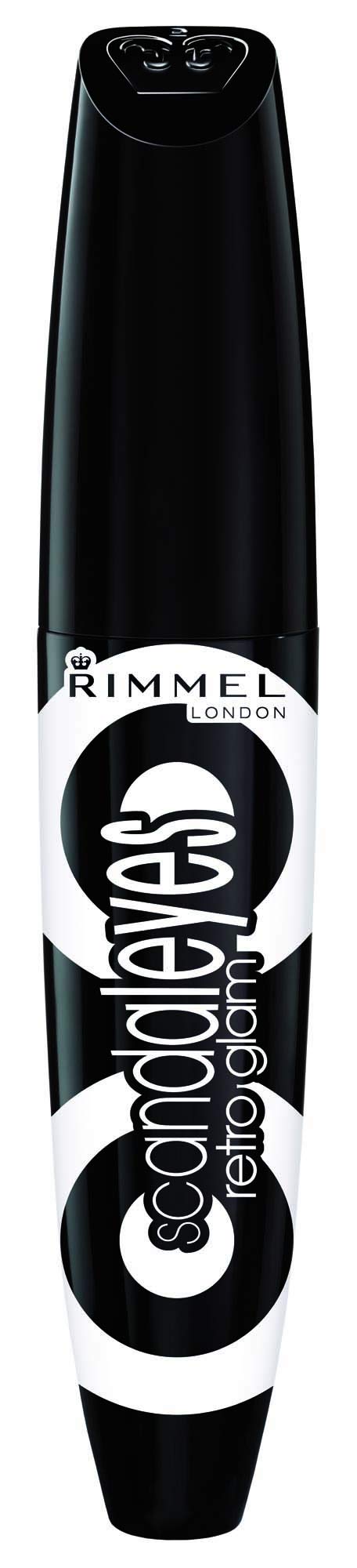 Rimmel Scandaleyes Retro Glam Mascara Redesign Extreme Black, 0.41 Fl Oz , 2 Count (Pack of 1)