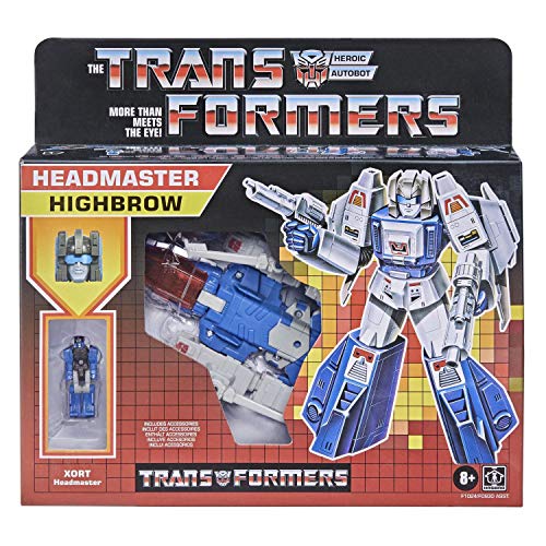 Transformers 2021 Modern Figure in Retro Packaging Autobot Headmaster Highbrow with Xort