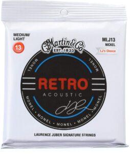 martin retro acoustic guitar strings , .013-.056 lj s choice (mlj13)