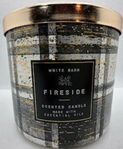 fireside 3 wick 14.5 ounce scented candle