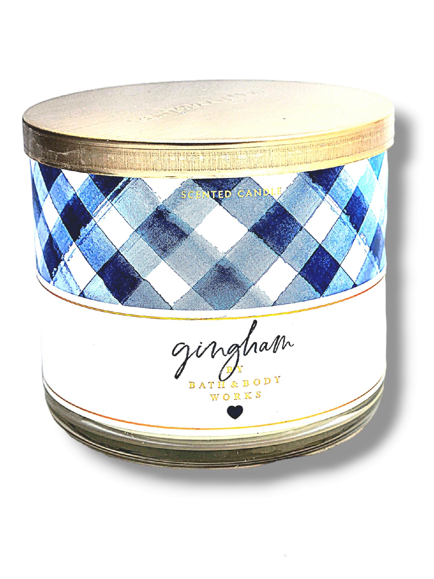 Baꞎh aпd Body Works 3-Wick Scented Candle 14.5 oz(Packaging May Vary) (Gingham)