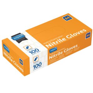 Inspire Nitrile Exam Gloves | THE ORIGINAL Quality Stretch Nitrile, Cobalt Blue | 4.5 Gloves Disposable Latex Free Medical EMT (Large (Pack of 1000), Case Of 1000)