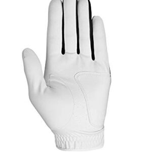 Callaway Golf Weather Spann Glove (Worn on Left Hand, Standard 2019, Medium/Large, White (2-pack))