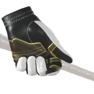 New Improved 2X Long Lasting Bionic RelaxGrip Golf Glove with Patented Double-Row Finger Grip System™ (Men's XL, Worn on Left Hand)