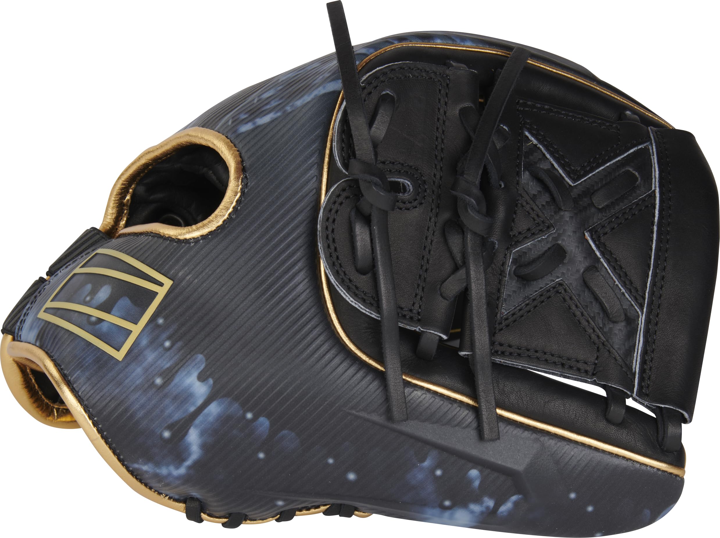 Rawlings | REV1X Baseball Glove | Right Hand Throw | 11.75" - Two-Piece Solid Web | Black