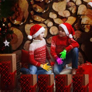 WEICHUANGXIN Light-Up Skeleton Hand Gloves Adjust Modes LED Gloves New Fun Cool Party Favor Hot Toys Cool Toys Christmas Birthday Gifts for Boys Girls