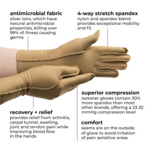 isotoner unisex adult Left Hand Only, Full Finger (One Glove) Cold Weather Gloves, Camel, X-Large US