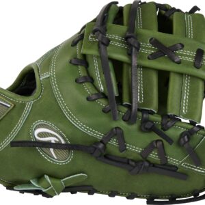 Rawlings | Heart of The Hide Baseball First Base Mitt | Right Hand Throw | 13" - SPDB Web | Military Green