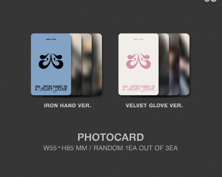 JINI An Iron Hand In A Velvet Glove 1st EP Album PLVE Ver (VELVET GLOVE)