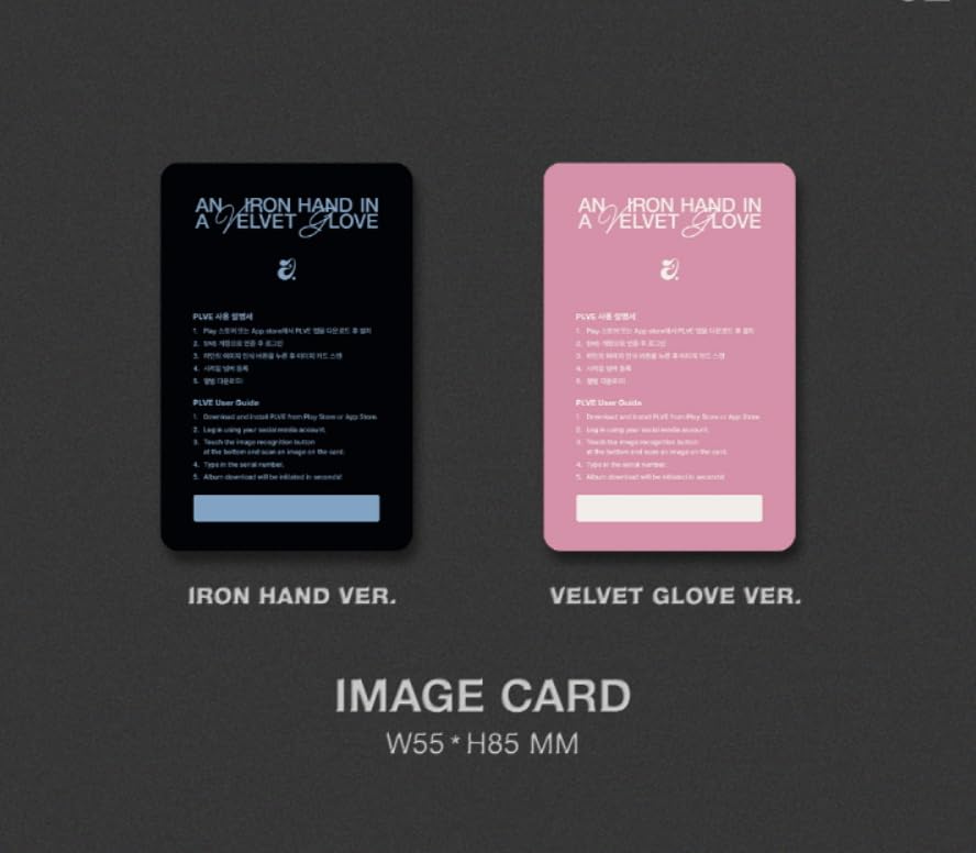 JINI An Iron Hand In A Velvet Glove 1st EP Album PLVE Ver (VELVET GLOVE)