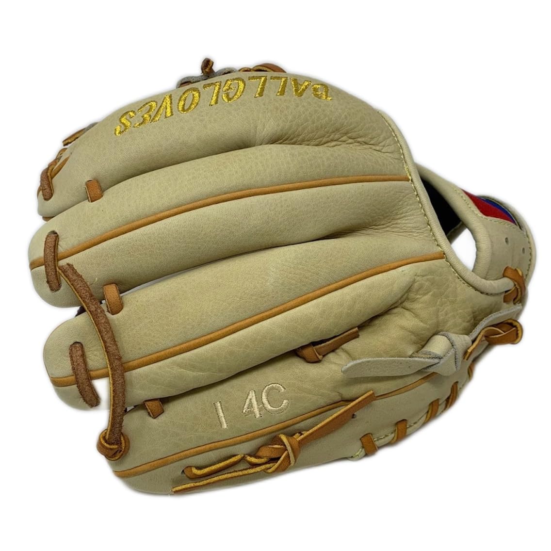 Ballgloves Vivid Series Intermediate Age Baseball Glove Right Hand Throw (Infield Camel Color)