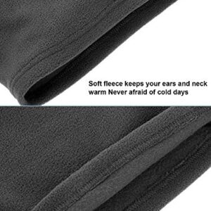 SATINIOR 6 Pieces Ear Warmer Headband Warmer Face Mask Fleece Neck Gaiter Touch Screen Winter Knit Gloves for Men and Women