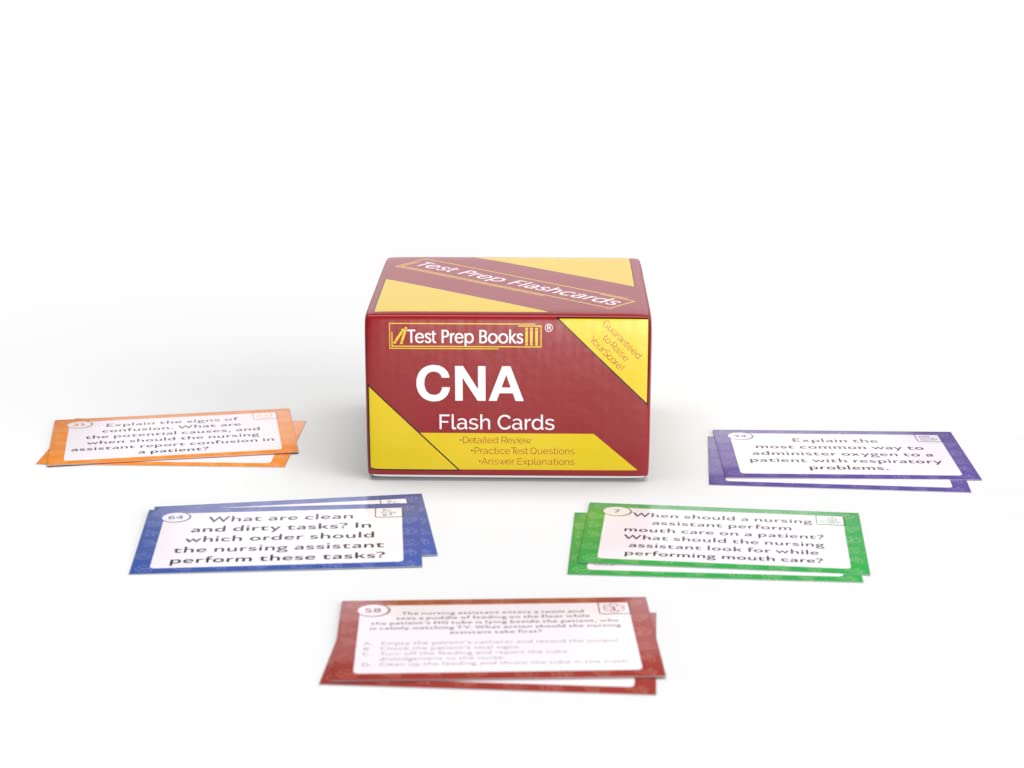 CNA Study Cards 2024-2025: CNA Training with Practice Test Questions for The Certified Nursing Assistant Exam [2nd Edition]