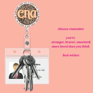 Badge Reels Holder Retractable, ID Card with Alligator Clip for Nurse Name CNA Because Your Life is Worth My Time Cute Funny Cartoon Nursing Doctor Teacher Medical Work Decorative Gift(CNA)…