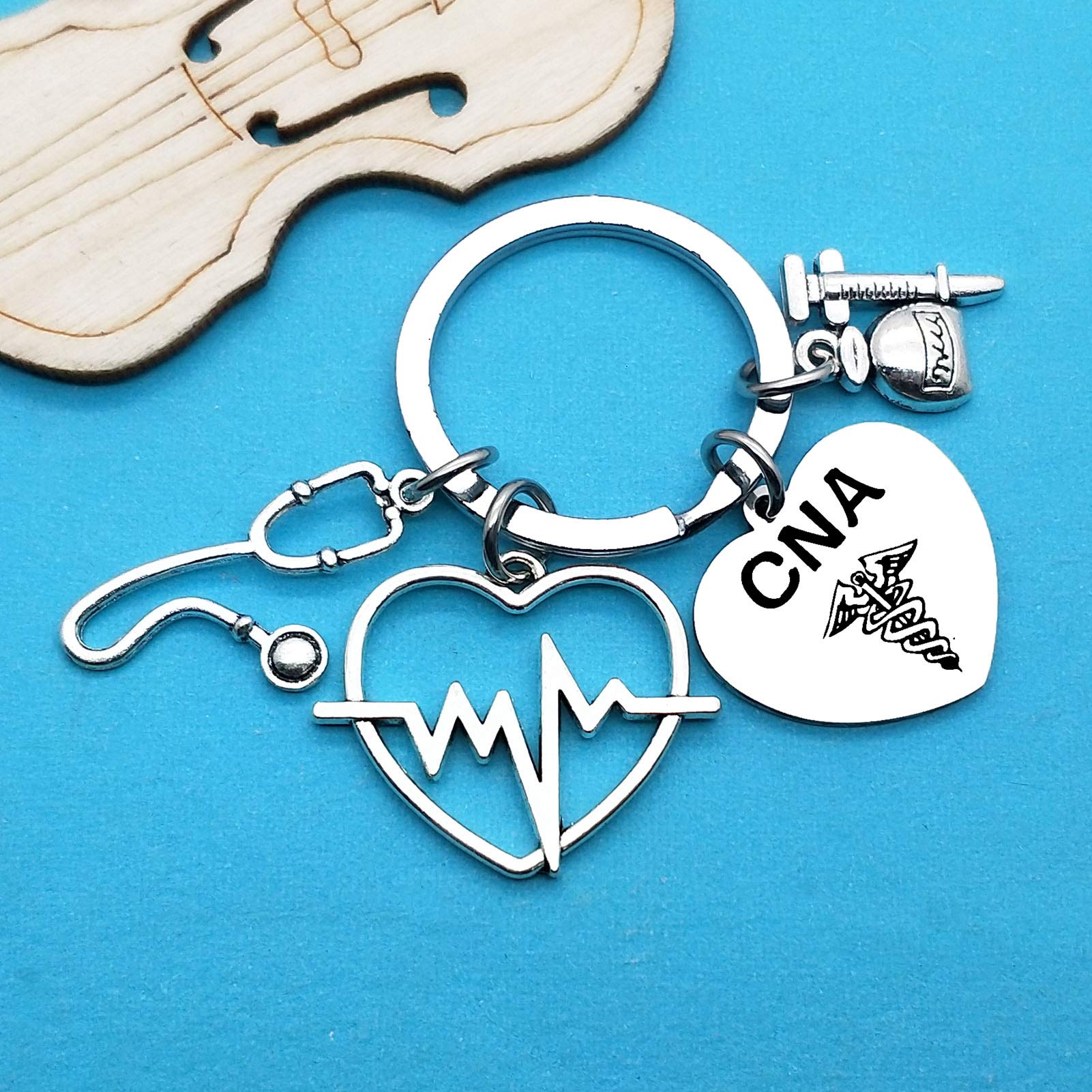 For CNA Gift Keychain Certified Nursing Assistant Gift CNA Graduation Gifts Nurse Day Gift Nursing School Student Gifts Nurse Appreciation Gifts Christmas Birthday Gifts CNA Gifts for CNA Week