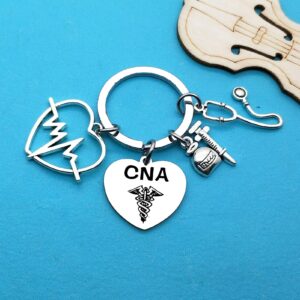 For CNA Gift Keychain Certified Nursing Assistant Gift CNA Graduation Gifts Nurse Day Gift Nursing School Student Gifts Nurse Appreciation Gifts Christmas Birthday Gifts CNA Gifts for CNA Week