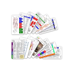 Complete Nurse RN CNA NA Vertical Badge Card Set - 13 Cards