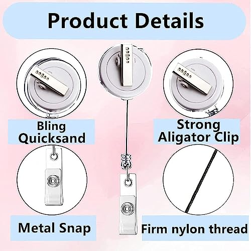 Certified Nursing Assistant CNA Nursing Doctor Medical Badge Reel,Retractable Name Card Badge Holder with Alligator Clip,RN Nurse Badge ID,Office Employee Name Badge (30)