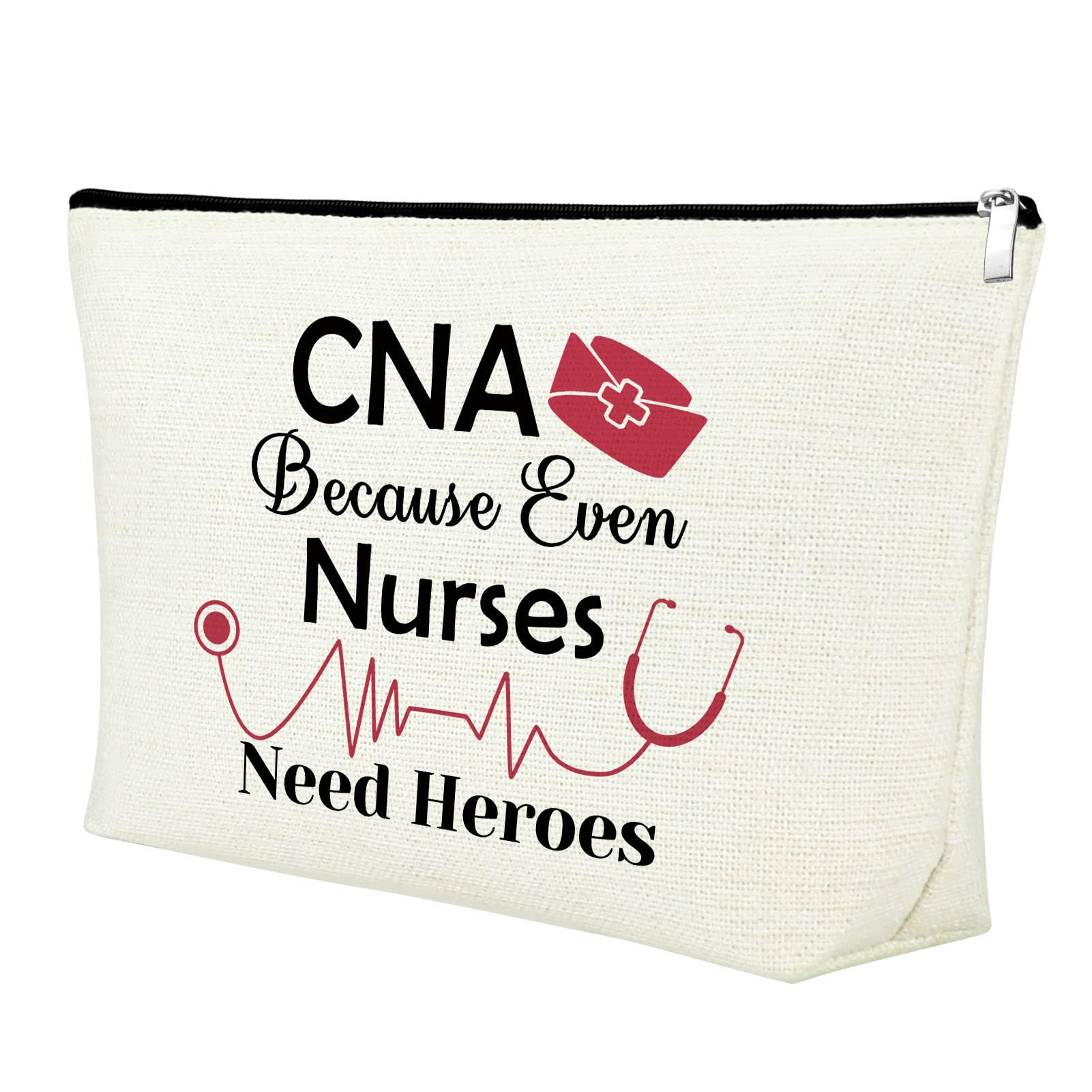 CNA Gift Certified Nursing Assistant Gifts Makeup Cosmetic Bag Gifts for CNA CNA Week Gifts Medical Student Appreciation Gift for Women Thank You Gift Retirement Birthday Gift Travel Makeup Pouch