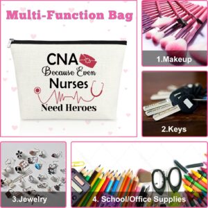 CNA Gift Certified Nursing Assistant Gifts Makeup Cosmetic Bag Gifts for CNA CNA Week Gifts Medical Student Appreciation Gift for Women Thank You Gift Retirement Birthday Gift Travel Makeup Pouch