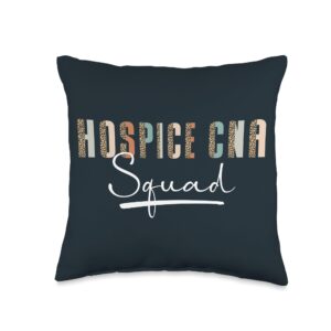 cna gifts for women and men life certified nursing assistant hospice cna throw pillow, 16x16, multicolor