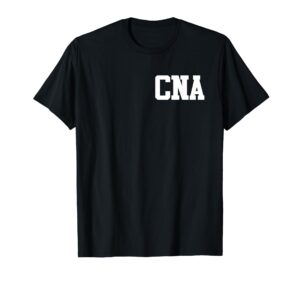 simple athlete cna certified nursing assistant shirt t-shirt