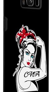 Galaxy S8 Female CNA Rosie The Riveter Pin Up Girl Cna Case