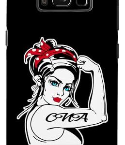 Galaxy S8 Female CNA Rosie The Riveter Pin Up Girl Cna Case