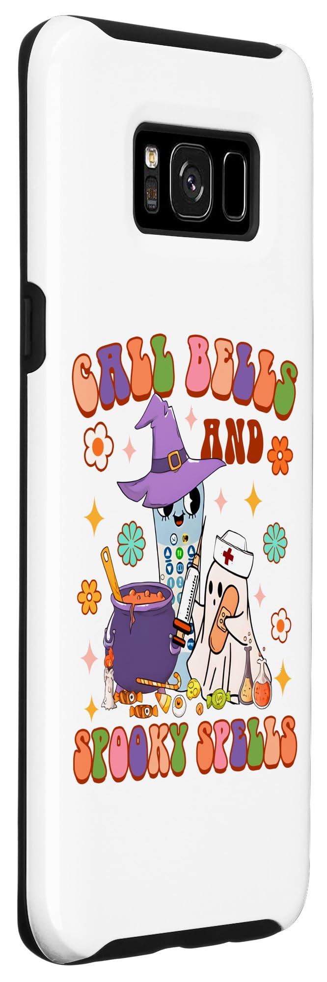 Galaxy S8+ Funny CNA Nurse Nursing Halloween Call Bells & Spooky Spells Case