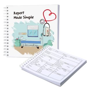 marspark nurse report sheet notebook pocket notebook for nurses nursing notepad student appreciation journal for organizing notes, giving report (1 pack)