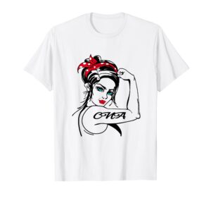 cna rosie the riveter pin up t-shirt