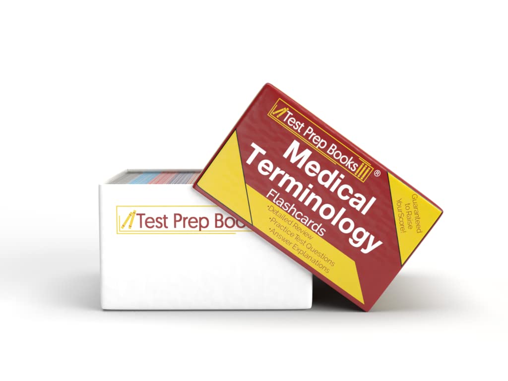 Medical Terminology Study Cards 2024-2025: Med Term Review for Health Professionals [Full Color Cards]