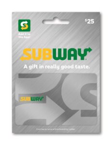 subway gift card