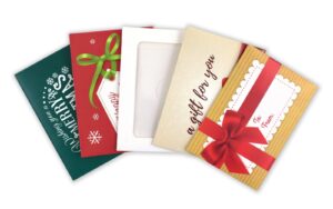 50 guardian giftcard envelopes - christmas & holiday variety pack