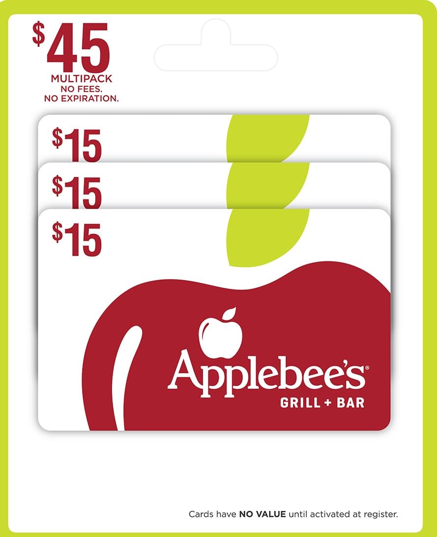 Applebee's Gift Cards, Multipack of 3 - $15